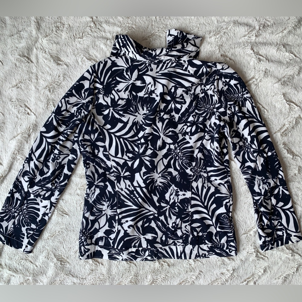 Laura Ashley - Navy Blue/White Lightweight Jacket - Picture 2 of 10
